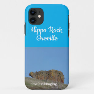 Hippo Rock a natural site in the Oroville area. iPhone 11 Case
