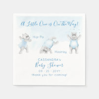 Hippo Somersault Baby Boy Shower