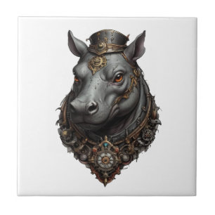 Hippo Steampunk Design, Tile