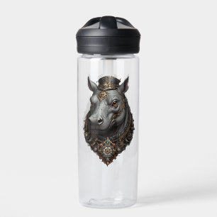 Hippo Steampunk Design, Water Bottle