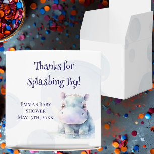 Hippo Themed Baby Shower  Favour Box