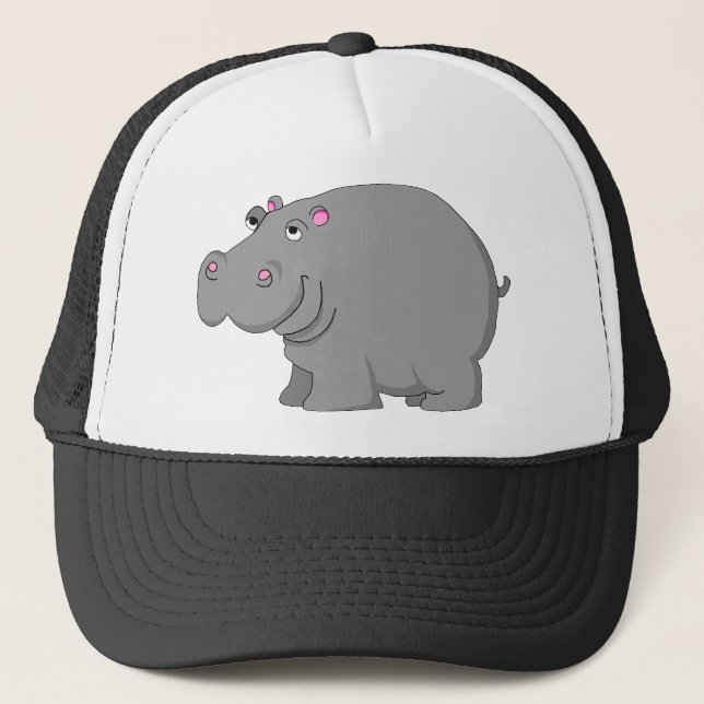 hippo trucker hat (Front)