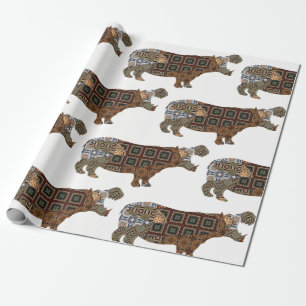 Hippo Wrapping Paper