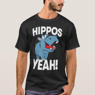 Hippo Yeah  Women Hippopotamus Party 1 T-Shirt
