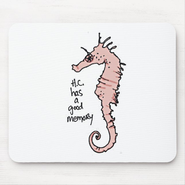 Hippocampus Mouse Mat (Front)