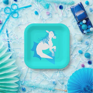 Hippocampus paper plate