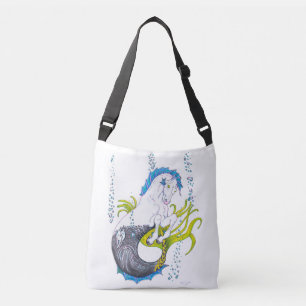 Hippocampus (skull) crossbody bag