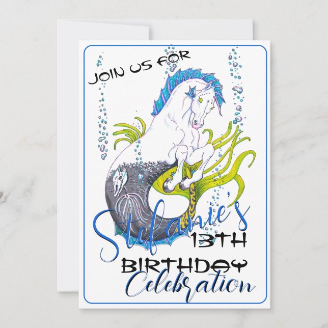 Hippocampus (skull) invitation (Front)