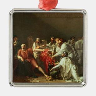 Hippocrates Refusing the Gifts of Artaxerxes I Metal Tree Decoration