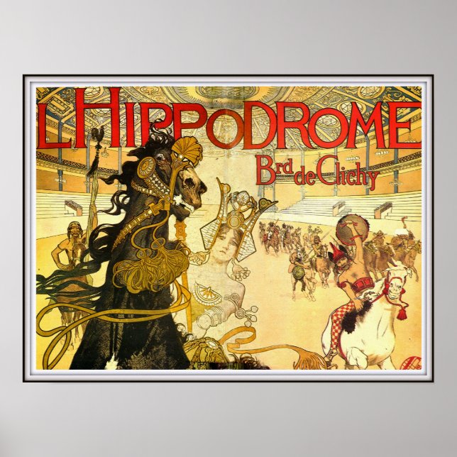 Hippodrome Boulevard De Clichy French Circus Poster (Front)