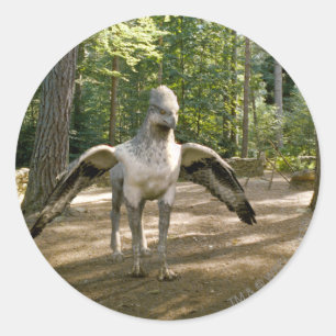 Hippogriff Classic Round Sticker