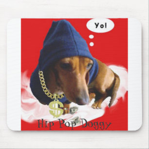 hippopmarron3, Hip Pop Doggy Mouse Mat