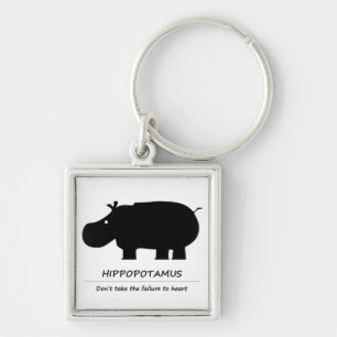 Hippopotamus (カバ) key ring