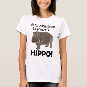 Hippopotamus Animal Funny Hippo T-Shirt