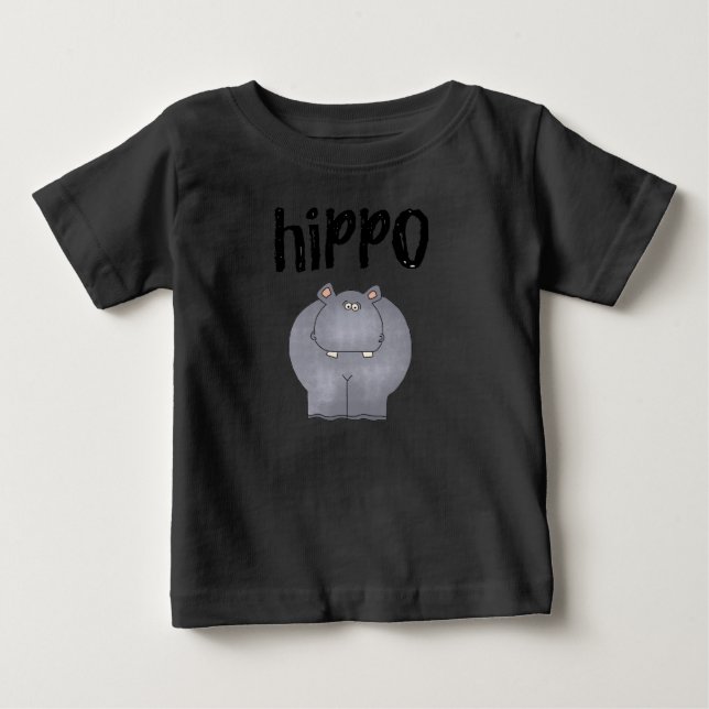 Hippopotamus Baby T-Shirt (Front)