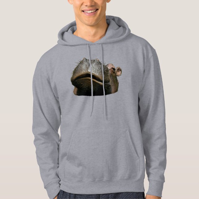Hippopotamus Basic Hooded Sweatshirt (Front)