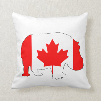 Hippopotamus Canada Cushion