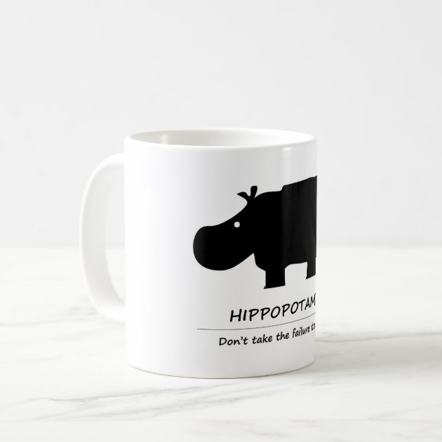 Hippopotamus Coffee Mug (Front Left)