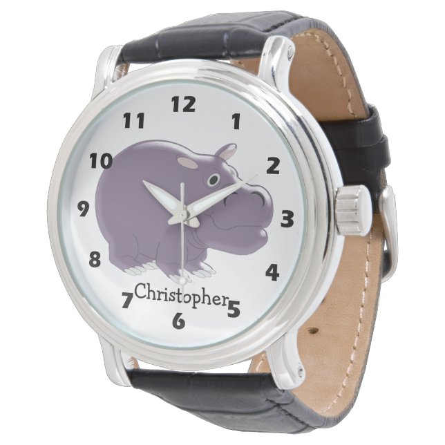 Hippopotamus Design Watch (Angled)