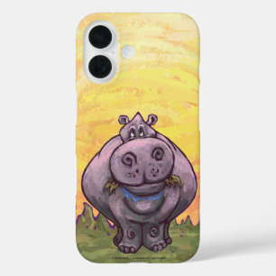 Hippopotamus Electronics iPhone 16 Case