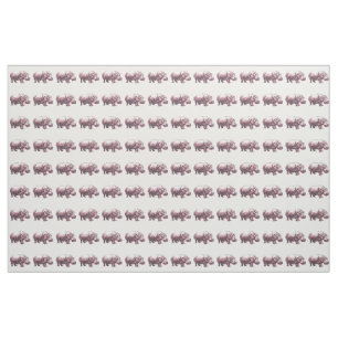 Hippopotamus Fabric