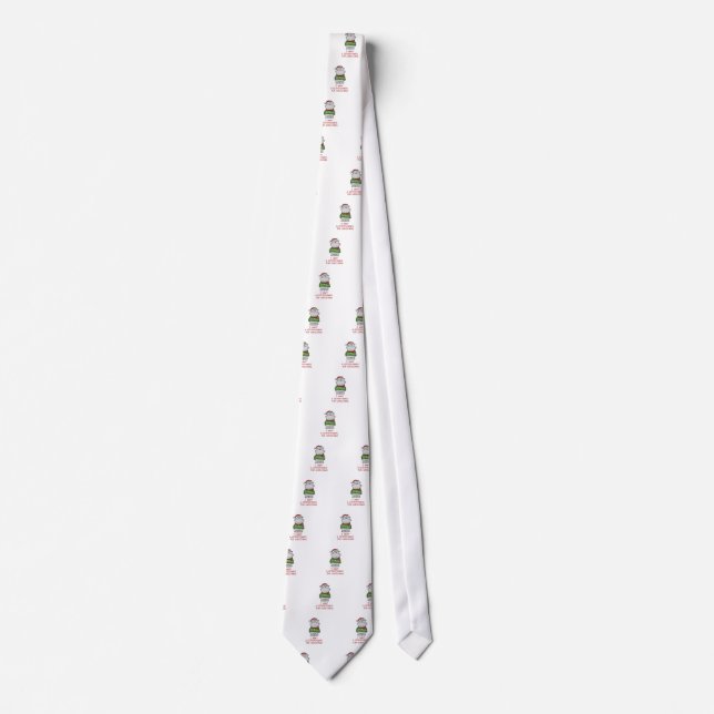 Hippopotamus for Christmas - Cute Hippo Design Tie (Front)