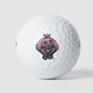 Hippopotamus Gifts & Accessories Golf Balls