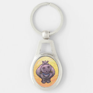 Hippopotamus Gifts & Accessories Key Ring