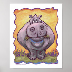 Hippopotamus Gifts & Accessories Poster