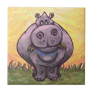 Hippopotamus Gifts & Accessories Tile