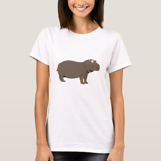 Hippopotamus Hippo  T-Shirt (Front)