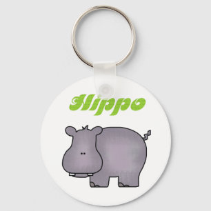 Hippopotamus Keychain