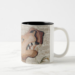 Hippopotamus, Nile mosaic, House of the Faun Two-Tone Coffee Mug