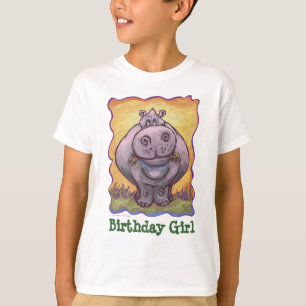 Hippopotamus Party Centre T-Shirt