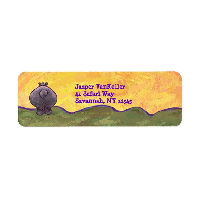 Hippopotamus Stationery (Front)