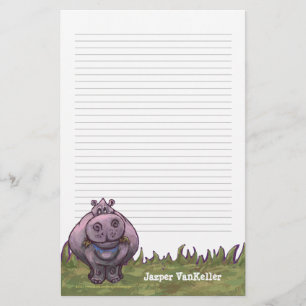 Hippopotamus Stationery