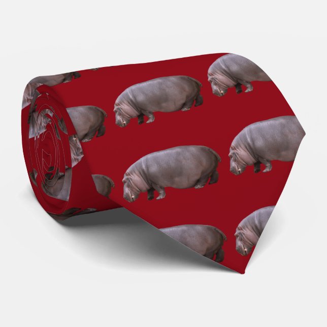 hippopotamus tie (Rolled)