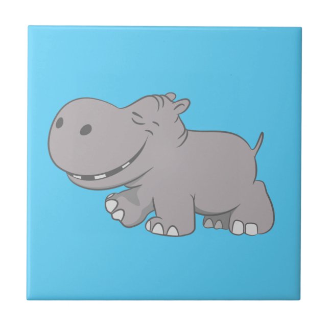 Hippopotamus Tile (Front)