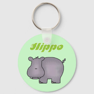 Hippopotamus Tshirts and Gifts Key Ring