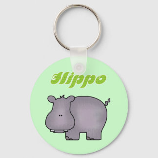 Hippopotamus Tshirts and Gifts Key Ring