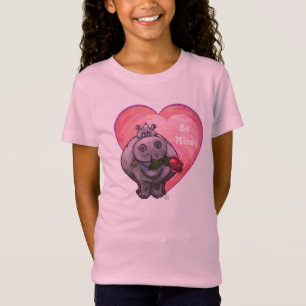Hippopotamus Valentine's Day T-Shirt