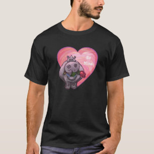 Hippopotamus Valentine's Day T-Shirt