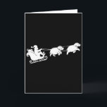 Hippopotamus Xmas Santa Sleigh Hippos Christmas Bo Card<br><div class="desc">Hippopotamus Xmas Santa Sleigh Hippos Christmas Boys And Women</div>