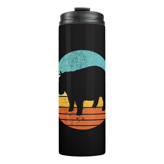 Hippopotomas Retro Sun Thermal Tumbler (Front)
