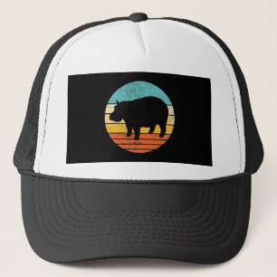 Hippopotomas Retro Sun Trucker Hat