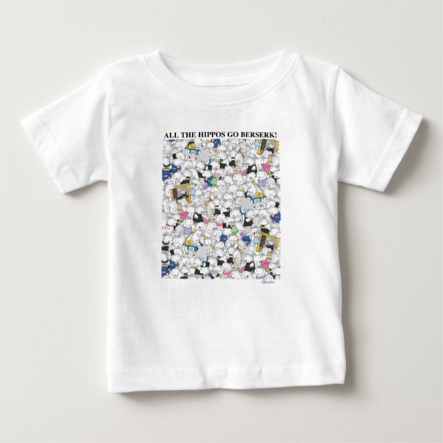 HIPPOS GO BERSERK! Sandra Boynton T-Shirt (Front)