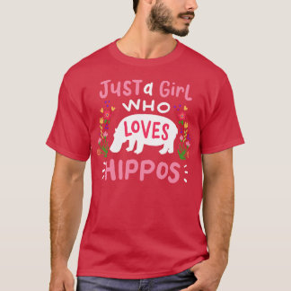 Hippos Hippopotamus Hippo Lover 2 T-Shirt