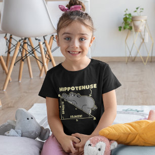 Hippotenuse  Cute Math Hippopotamus For Children T-Shirt