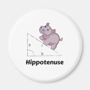 Hippotenuse Funny Math Magnet