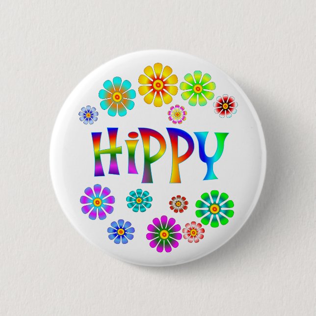 HIPPY 6 CM ROUND BADGE (Front)